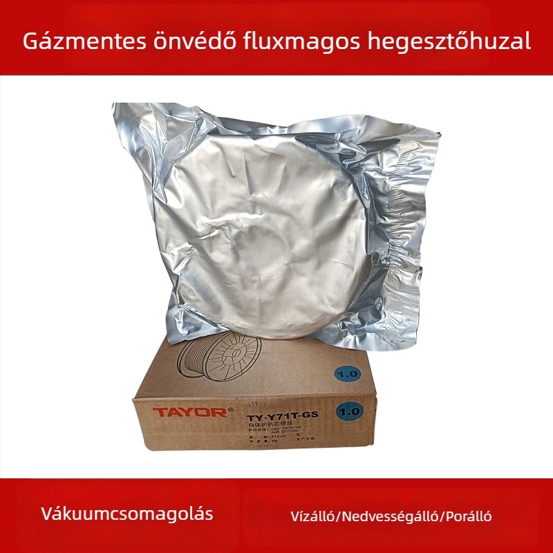 Önvédő flux-core huzal TY-Y71T-GS, 1 kg, Shanghai GM márka, gázmentes