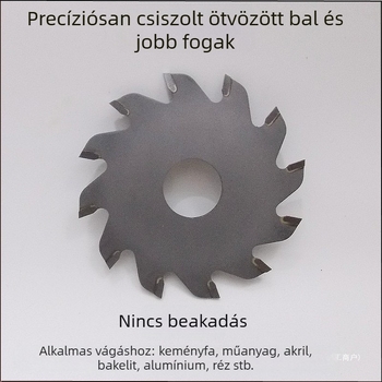 2.5 hüvelykes (63 mm) ötvözetű HSS gyorsacél fűrészlap gyémántszegmensekkel és gyantás csiszolókerékkel — többfunkciós vágólemez