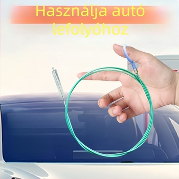 Autó napfénytető vízelvezető nyílásának tisztító keféje, univerzális vízelvezetés tisztítása, ütközés elleni gumiszalag