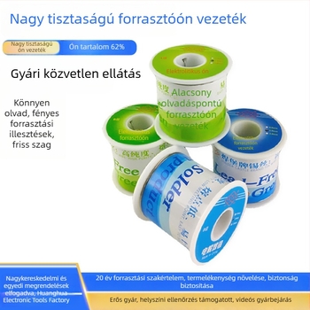 Welding Fort rosinmagos forraszórud, magas tisztaságú, alacsony füsttel, tisztítás nélkül, kis tekercs, 100 g