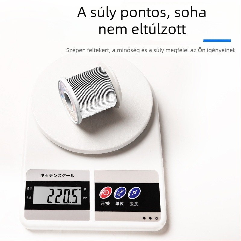 Rozinmaggal töltött ónvezeték, átmérő 1,0/2,0 mm, magas aktivitás