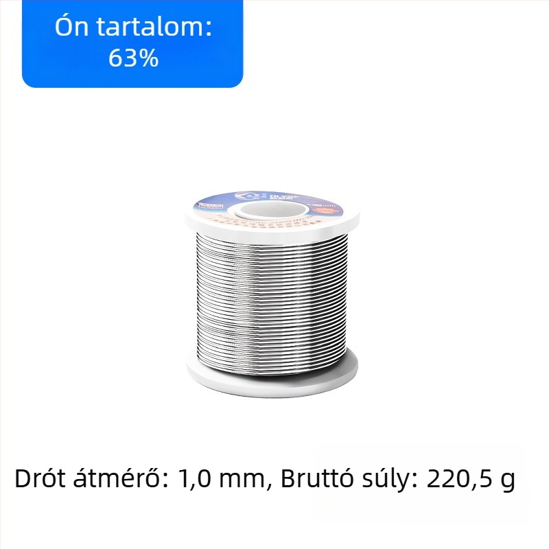 Rozinmaggal töltött ónvezeték, átmérő 1,0/2,0 mm, magas aktivitás