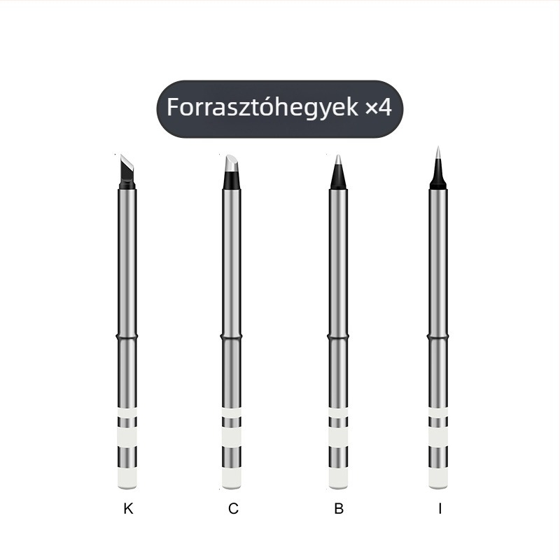 Integrált nagy teljesítményű elektromos forrasztóállomás hőmérséklet-szabályozással – otthoni javító készlet