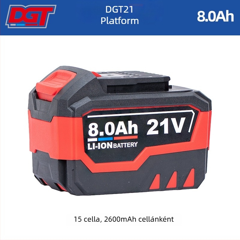Dongke Li‑ion akkumulátoros töltő 88F108F elektromos szerszámokhoz: sarokcsiszoló (Angle Grinder), ütőfúró (Hammer Drill), körfűrész (Circular Saw), ütőcsavarhúzó (Impact Wrench) — gyors töltés