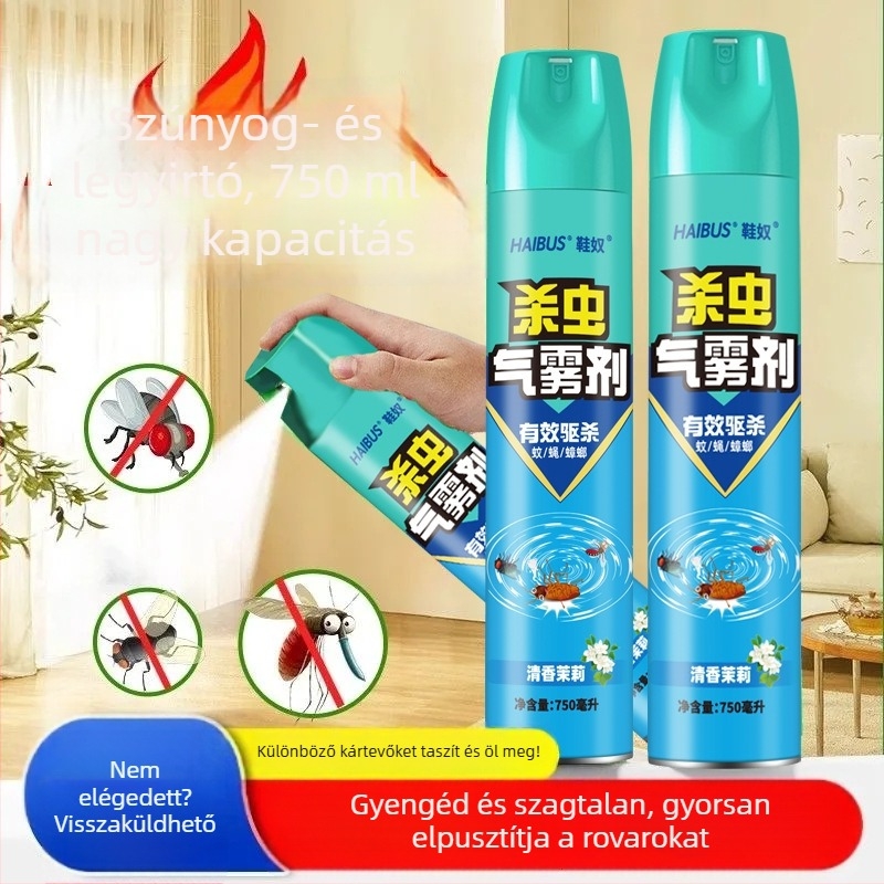 Háztartási rovarirtó aeroszol – spray belső használatra a kártevők ellen