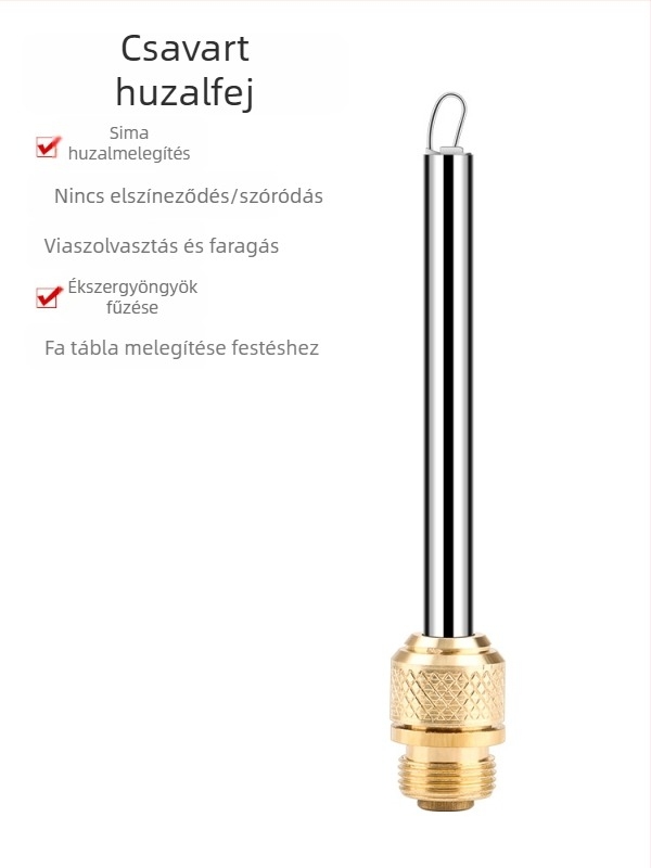 USB-töltésű hordozható forrasztópáka kábelekhez, állítható hőmérséklet, gyors felmelegedés