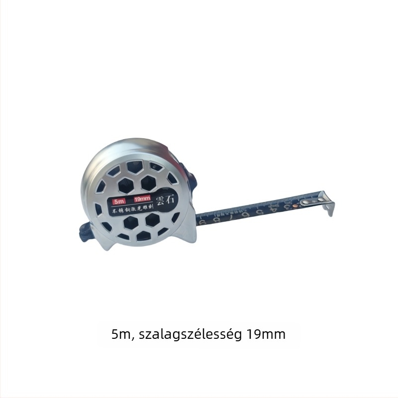 Rozsdamentes acélszalag mérő, lézeres gravírozással, üreges dizájnnal, vízálló, korrózióálló, ütésálló, nagy precíziójú, vízben használható