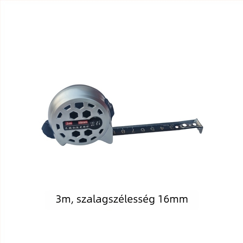 Rozsdamentes acélszalag mérő, lézeres gravírozással, üreges dizájnnal, vízálló, korrózióálló, ütésálló, nagy precíziójú, vízben használható