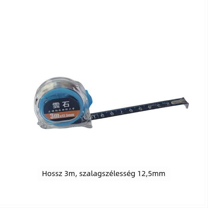 Rozsdamentes acélszalag mérő, lézeres gravírozással, üreges dizájnnal, vízálló, korrózióálló, ütésálló, nagy precíziójú, vízben használható
