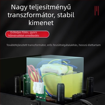 TGK 936A állandó hőmérsékletű forrasztóállomás, állítható hőmérséklettel mobiltelefon-javításhoz; tartozék: 936B forrasztópisztoly, 60W