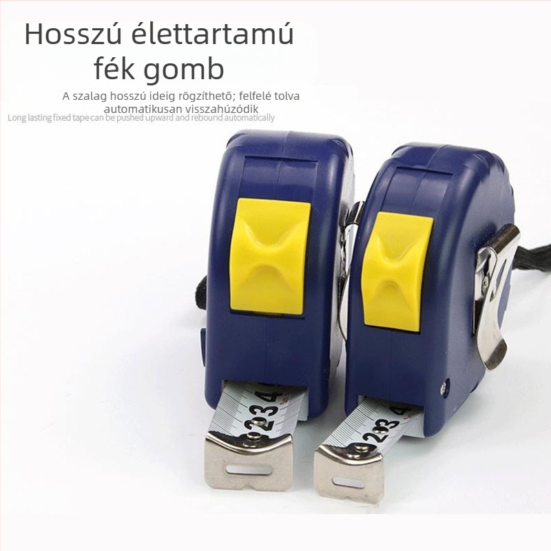 Great Wall Seiko acél mérőszalag, megnövelt vastagságú, kiváló pontosságú, kopásálló és vízálló, hosszok 2 m, 3 m, 5 m és 7,5 m