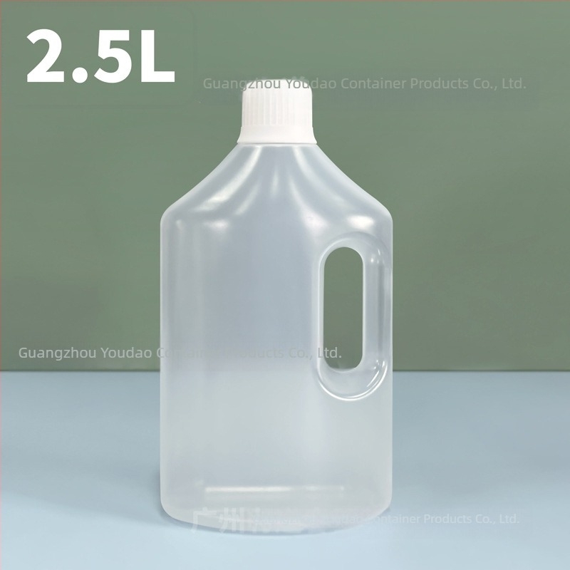 PP fertőtlenítő palack 500 ml–3000 ml, sav- és lúgálló műanyag, csavaros kupakkal, fúvóformázással készült