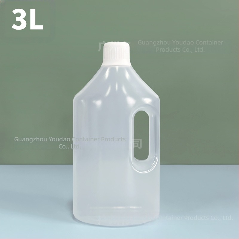PP fertőtlenítő palack 500 ml–3000 ml, sav- és lúgálló műanyag, csavaros kupakkal, fúvóformázással készült
