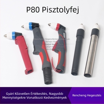 LGK-100 Vágógép tartozékok, CNC félautomat, egyenes és hajlított fogantyú, levegő plazma P80 vágófej