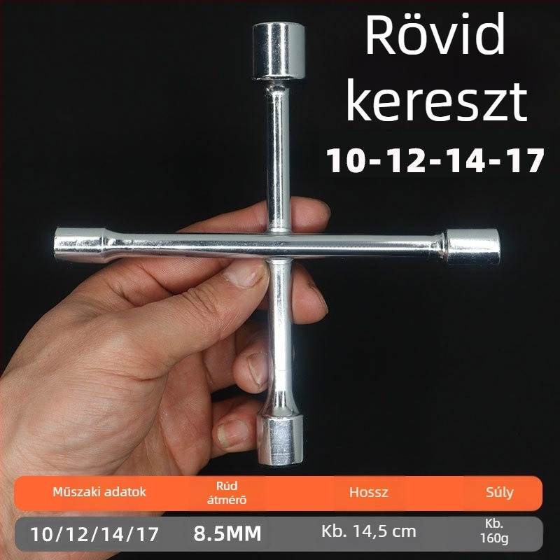 Keresztfejű külső hatszögű csavarkulcs készlet, eszköz elektromos járművek és kerékpárok javításához, 8/10/12/14, Y-típus
