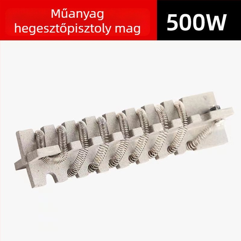 Műanyag hegesztésre szolgáló meleglevegős pisztoly, állítható hőmérsékletű kerámiás fűtőmaggal, 500W/700W/1000W