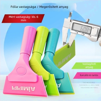 Autófilm felhelyező eszköz, puha gumis kaparó, üveg tisztító squeegee, kétszintű film, Oxford squeegee