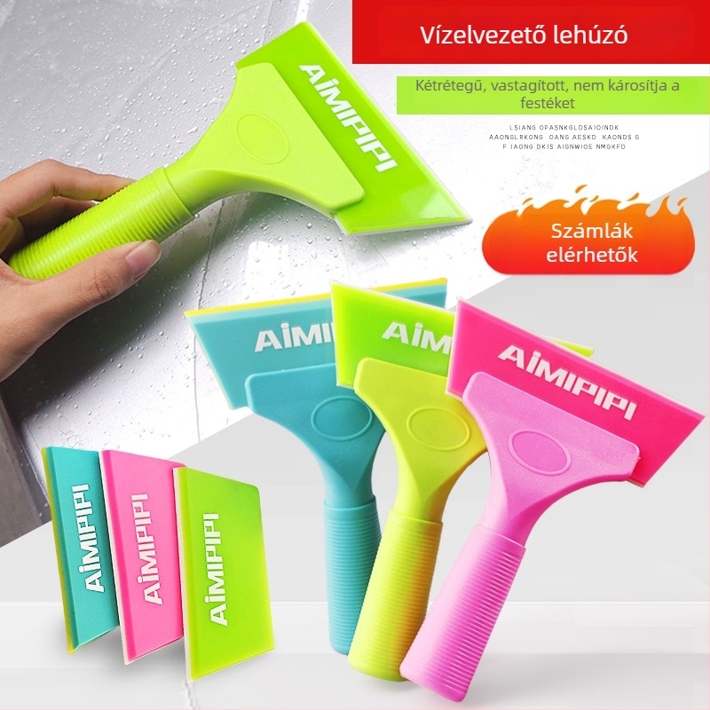 Autófilm felhelyező eszköz, puha gumis kaparó, üveg tisztító squeegee, kétszintű film, Oxford squeegee