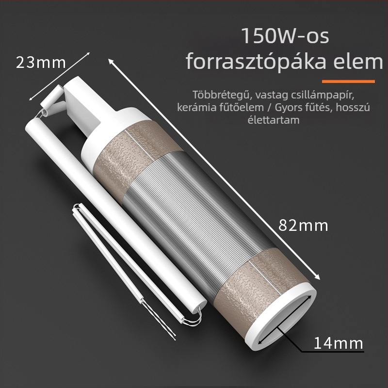 Fa markolatú kerámiás fűtőmag forrasztóhegyhez, nagy teljesítmény, 50/75/100/150/200W és 300/500W opciók