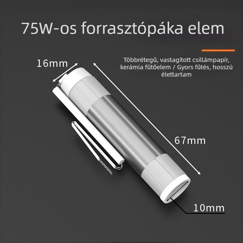 Fa markolatú kerámiás fűtőmag forrasztóhegyhez, nagy teljesítmény, 50/75/100/150/200W és 300/500W opciók
