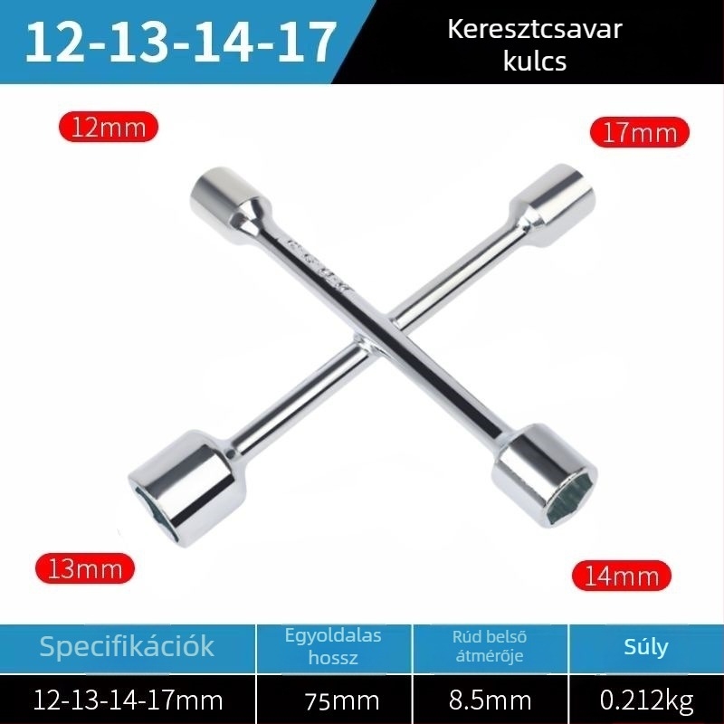 Kereszt alakú dugókulcs elektromos kerékpárhoz – eszköz gumiabroncsok demontázsához és karbantartásához