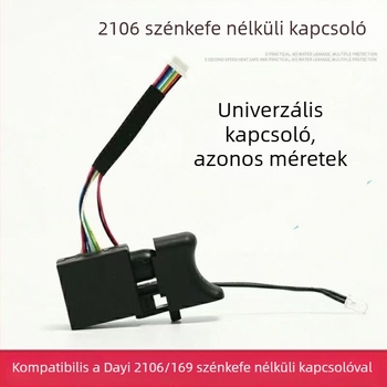 Szénkefe nélküli kapcsoló ütvecsavarra, 8- vagy 9-vezetékes, univerzális típus, új modell
