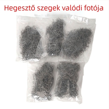 Autó lökhárító plasztikus javításához készült hegesztődrót és hegesztőszeg