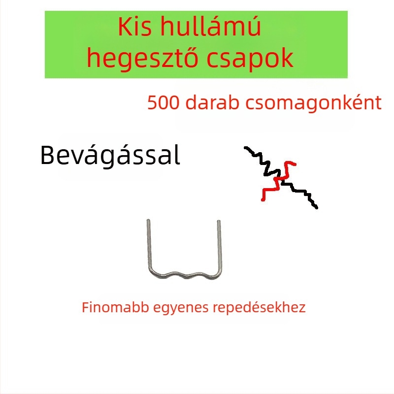 Autó lökhárító plasztikus javításához készült hegesztődrót és hegesztőszeg