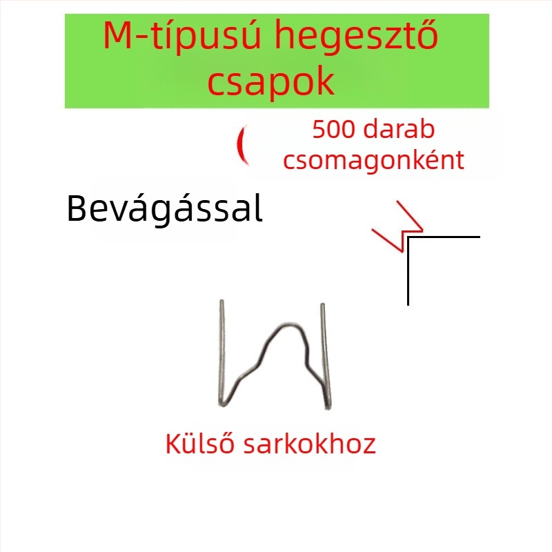 Autó lökhárító plasztikus javításához készült hegesztődrót és hegesztőszeg