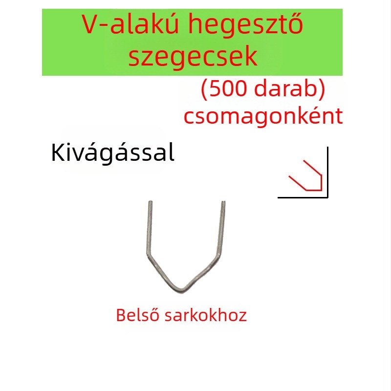 Autó lökhárító plasztikus javításához készült hegesztődrót és hegesztőszeg