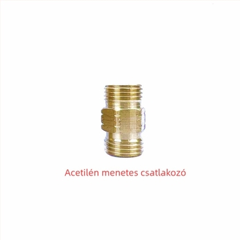 Acélhuzalos oxigéncső csatlakozó; acetilén/propán gázcső összekötője; réz csatlakozó
