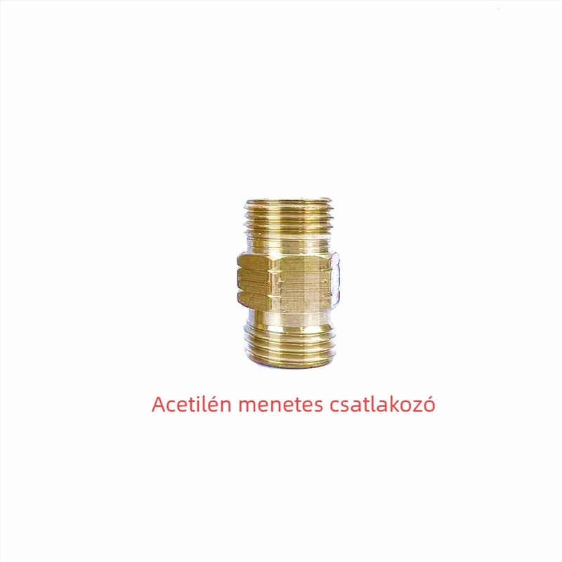 Acélhuzalos oxigéncső csatlakozó; acetilén/propán gázcső összekötője; réz csatlakozó