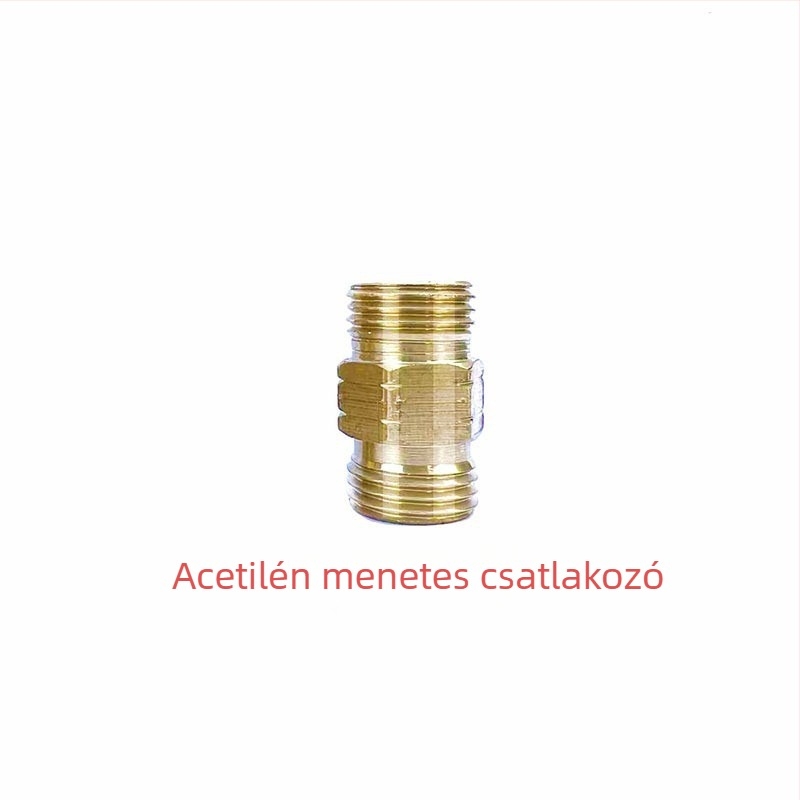 Acélhuzalos oxigéncső csatlakozó; acetilén/propán gázcső összekötője; réz csatlakozó