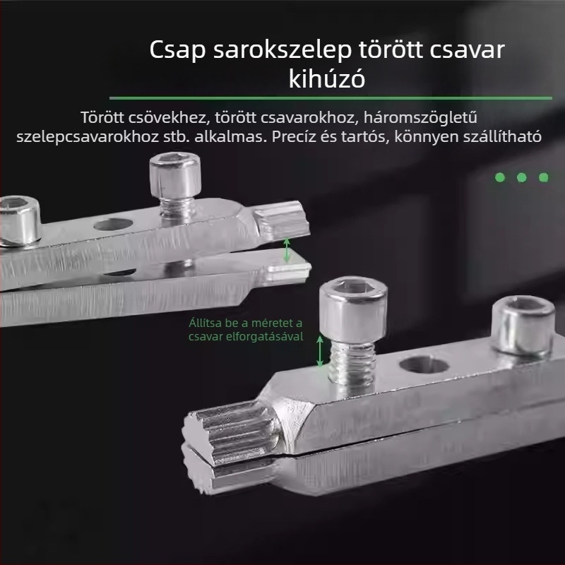 Új menetkivonó eszköz és visszafordítható csavar eltávolító eszköz 1/2–3/4 hüvelykes csövekhez