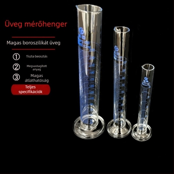 A-osztályú magas boroszilikát üveg mérőhenger, 5/10/25/50/100/250/500/1000/2000 ml