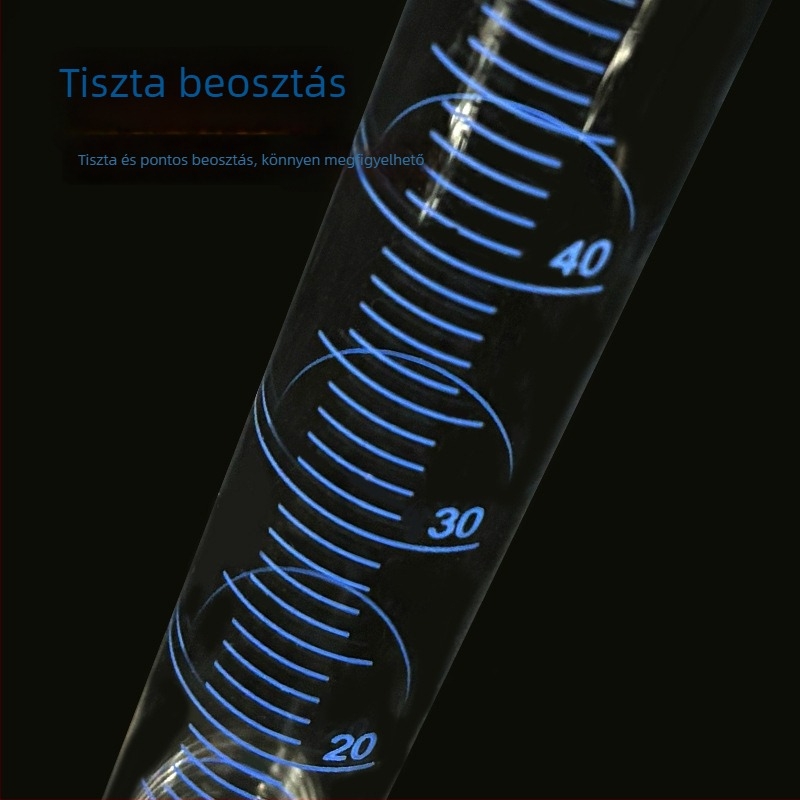 A-osztályú magas boroszilikát üveg mérőhenger, 5/10/25/50/100/250/500/1000/2000 ml
