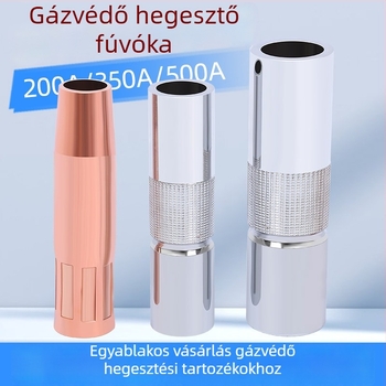Réz védőcső Panasonic ívhegesztőhöz, gázárnyékolt ívhegesztéshez, kompatibilis 200A/350A/500A