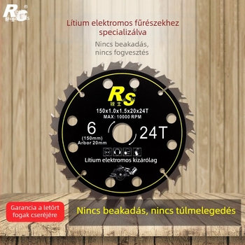 Ruish lítium-ionos körfűrészlappal fához, 5/5,5/6 hüvelyk, dovetail fogak, kézi fűrészhez