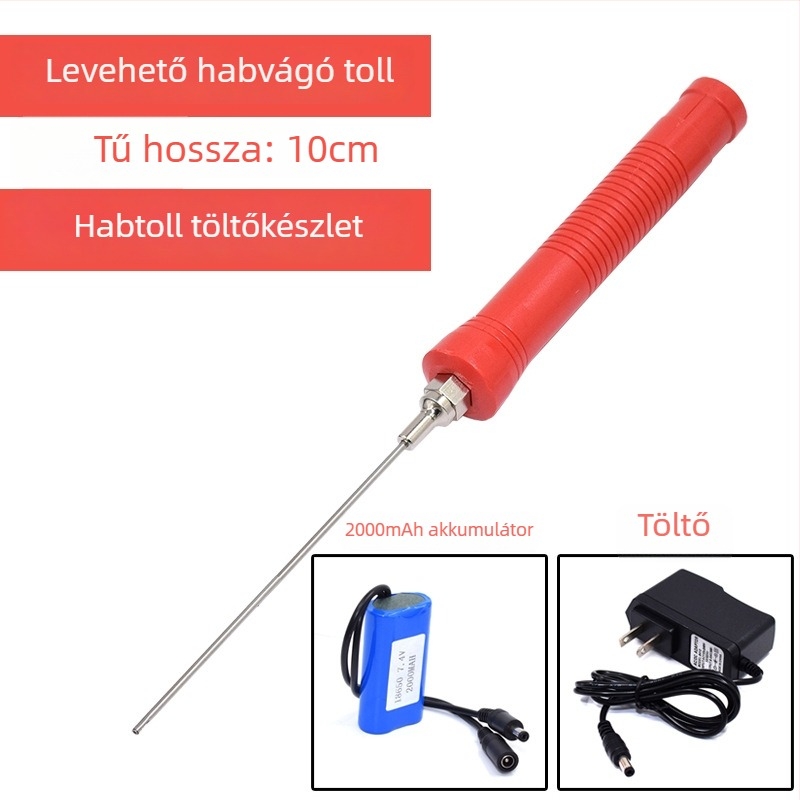 DeBailong újratölthető habvágó toll – elektromos meleg kés habhoz, buborékfólia vágásához és KT tábla eszköz