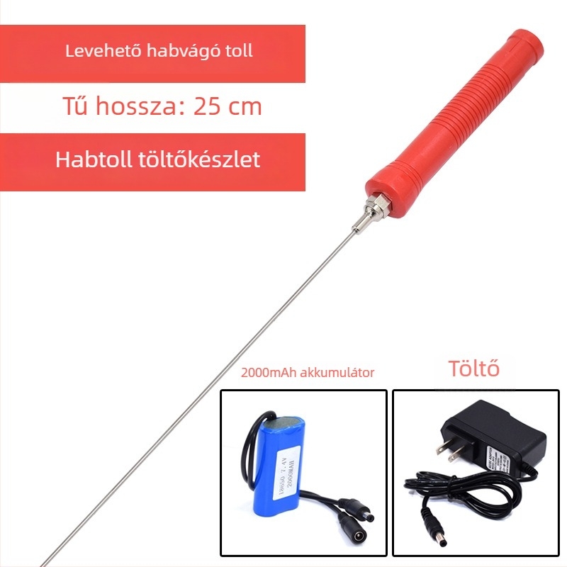 DeBailong újratölthető habvágó toll – elektromos meleg kés habhoz, buborékfólia vágásához és KT tábla eszköz