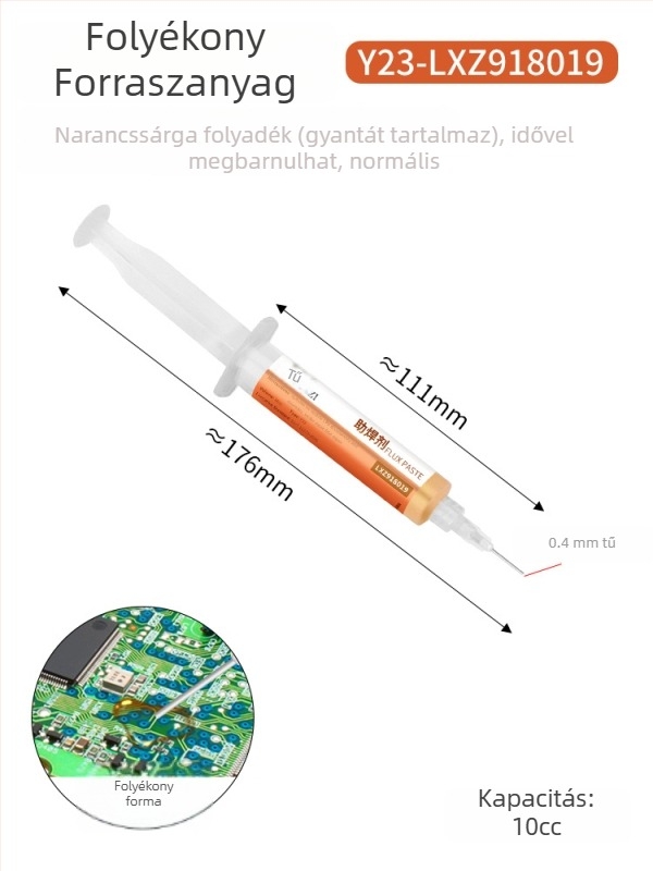 Deer Fairy tűs fluxz és forrasztó paszta készlet mobiltelefon javításhoz – No-Clean rosin, forrasztóolaj, szétszerelés és összeszerelés