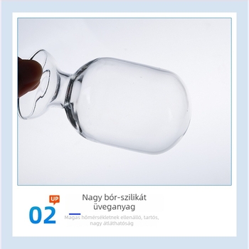 Konus alakú üveg csirke szív alakú formával, magvető üveg, 125/250/500 ml, bemutató üveg kristályporhoz