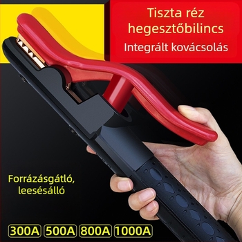 Ipari minőségű tiszta rézből készült ívhegesztő csipesz és fogó, égés elleni védelem, kis méret