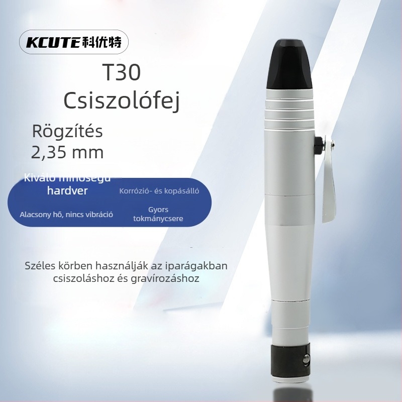 T30 fogóhoz készített markolat és gravírozó kiegészítők – gyors tokmány, rugalmas tengely, 4 mm-es forgó nyél