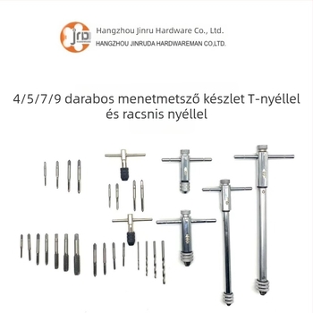 Kézi menetkészítő készlet: tap és die, kompakt készlet