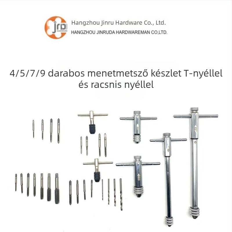 Kézi menetkészítő készlet: tap és die, kompakt készlet