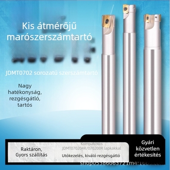 CNC maró tartó, 90° szögű tartó kis átmérőjű maróhoz, JDMT070204 wolfram acél