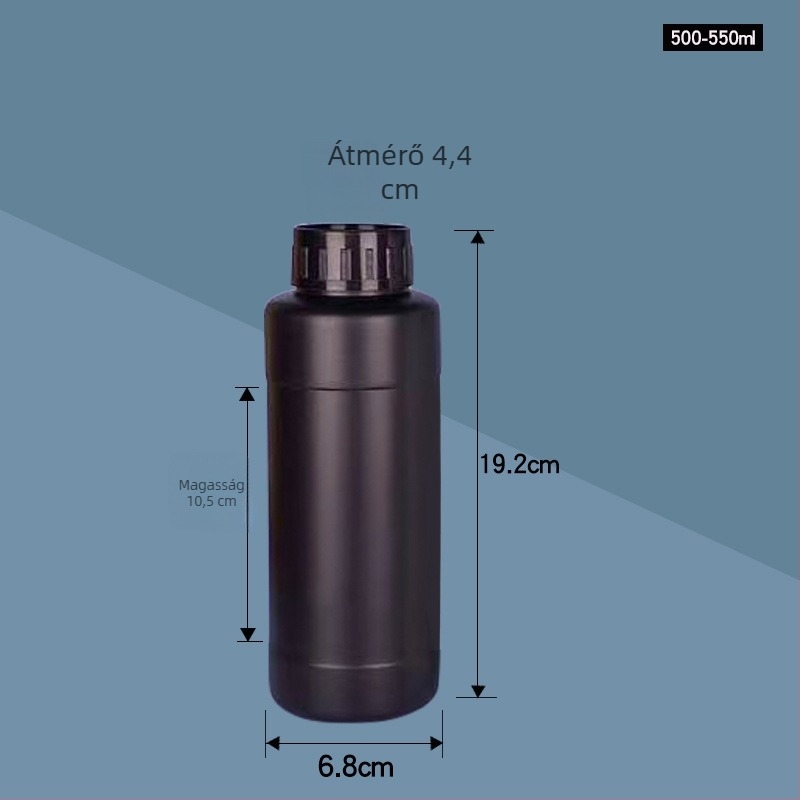 PE adagoló palack, 100–1100 ml, műanyag minta palack növényvédő szerhez és vegyi reagensekhez