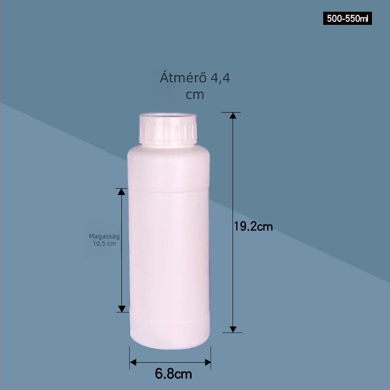 PE adagoló palack, 100–1100 ml, műanyag minta palack növényvédő szerhez és vegyi reagensekhez