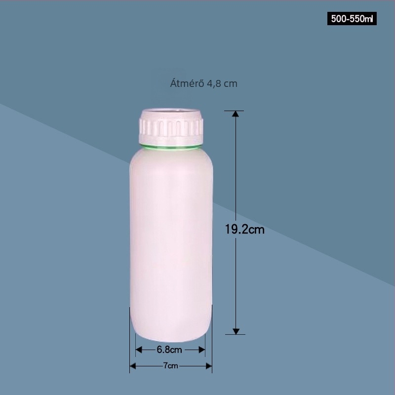 PE adagoló palack, 100–1100 ml, műanyag minta palack növényvédő szerhez és vegyi reagensekhez